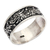 Sterling silver band ring, 'Dragon Legend' - Dragon-Themed Polished Sterling Silver Band Ring