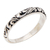 Men's sterling silver band ring, 'Vines of Magnificence' - Men's Traditional Balinese Sterling Silver Band Ring