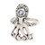 Blue topaz cocktail ring, 'The Loyal Sea Sage' - Classic Octopus-Shaped Blue Topaz Cocktail Ring from Bali