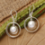 Sterling silver dangle earrings, 'Sparkling Lantern' - Modern High-Polished Sterling Silver Dangle Earrings