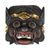 Wood mask, 'Mysterious Barong' - Traditional Hand-Carved and Painted Albesia Wood Barong Mask