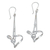 Sterling silver dangle earrings, 'Future Bells' - Modern High-Polished Sterling Silver Dangle Earrings