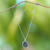 Sterling silver pendant necklace, 'Ray of Light' - Oxidized and Polished Sterling Silver Sun Pendant Necklace