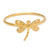 Gold-plated cocktail ring, 'Sacred Dragonfly' - 18k Gold-Plated Dragonfly-Shaped Cocktail Ring from Bali