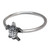 Anillo de banda de plata esterlina - Anillo De Banda De Tortuga Marina De Plata De Ley Oxidada Pulida