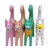Wood ornaments, 'Feline Magic' (set of 4) - 4 Hand-Painted Wooden Cat Christmas Ornaments from Bali
