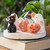 Escultura de madera - Escultura De Madera De Albesia Pintada A Mano Con Temática De Halloween