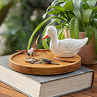 Wood catchall, The White Duck