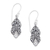 Sterling silver dangle earrings, 'Tropical Nobility' - Traditional Sterling Silver Dangle Earrings Made in Bali