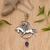 Amethyst pendant necklace, 'Pegasus Heaven' - Sterling Silver and Amethyst Pegasus Pendant Necklace