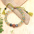 Pulsera de cuentas con múltiples piedras preciosas - Pulsera de yoga con cuentas de piedras preciosas múltiples y largo ajustable