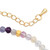 Gold-accented fluorite beaded bracelet, 'Enchanted Gold' - 18k Gold-Accented Brass and Fluorite Beaded Bracelet