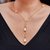 Gold-plated cultured pearl lariat necklace, 'Ocean Morn' - Natural White Pearl Lariat Necklace in 18k Gold Plating