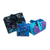 Batik furoshiki-style gift wraps, 'Holiday Night' (set of 3) - Balinese-Crafted Set of 3 Rayon Furoshiki-Style Gift Wraps