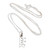 Sterling silver pendant necklace, 'Letter Y' - Classic Polished Sterling Silver Letter Y Pendant Necklace
