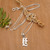 Sterling silver pendant necklace, 'Letter Y' - Classic Polished Sterling Silver Letter Y Pendant Necklace