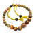 Pulsera de cuentas de unakita y ojo de tigre - Pulsera bohemia de cuentas de unakita y ojo de tigre de Bali
