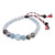 Pulsera con colgante de cuentas de múltiples piedras preciosas para hombre - Pulsera con colgante de múltiples piedras preciosas Tridatu de yoga para hombre azul