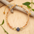 Multi-gemstone beaded bracelet, 'Jubilant Clarity' - Fair Trade Golden Multi-Gemstone Beaded Bracelet from Bali