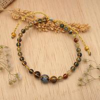 Multi-gemstone beaded bracelet, 'Fresh Beginning' - Bohemian-Inspired Multi-Gemstone Beaded Bracelet from Bali