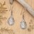 Sterling silver dangle earrings, 'Balinese Drops' - Balinese-Made Drop-Shaped Sterling Silver Dangle Earrings