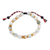 Amazonite and onyx beaded wristband bracelet, 'Tridatu Harmony' - Yoga Tridatu Amazonite and Onyx Beaded Men's Bracelet