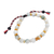 Amazonite and onyx beaded wristband bracelet, 'Tridatu Harmony' - Yoga Tridatu Amazonite and Onyx Beaded Men's Bracelet