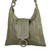 Leather hobo handbag, 'Olive Anyaman' - Handcrafted Leather Hobo Handbag in Olive Green from Bali