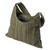 Leather hobo handbag, 'Olive Anyaman' - Handcrafted Leather Hobo Handbag in Olive Green from Bali