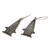 Sterling silver dangle earrings, 'Pelinggih' - Silver Dangle Earrings Inspired by Balinese Pelinggih Altars