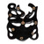 Wood mask, 'Classic Woman' - Hand-Drawn Batik-Patterned Pule Wood Mask Crafted in Java