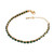 Gold-accented spinel beaded bracelet, 'Golden Credence' - Balinese-Made 18k Gold-Accented Green Spinel Beaded Bracelet (image 2c) thumbail