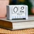 Wood perpetual calendar, 'Bright Days' - Hand-Carved and Painted Wood Perpetual Desk Calendar