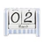 Wood perpetual calendar, 'Bright Days' - Hand-Carved and Painted Wood Perpetual Desk Calendar