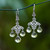 Lemon quartz chandelier earrings, 'Gala of Felicity' - Polished Lemon Quartz Chandelier Earrings Crafted in Bali (image 2b) thumbail