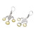 Lemon quartz chandelier earrings, 'Gala of Felicity' - Polished Lemon Quartz Chandelier Earrings Crafted in Bali (image 2c) thumbail