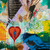 'Love Your Self' - Unstretched Abstract-Themed Acrylic Painting Made in Java