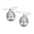 Sterling silver dangle earrings, 'Memory of Nature' - Tree of Life-Themed Oval Sterling Silver Dangle Earrings thumbail