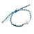 Cotton braided pendant bracelet, 'Fly Like an Eagle' - Cotton Braided Bracelet with Hand-Carved Eagle Pendant