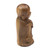 Wood sculpture, 'Spread the Love' - Hand-Carved Wood Sculpture Inspired by The Laughing Buddha (image 2d) thumbail