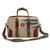 Leather-accented natural fiber shoulder bag, 'Effortless Chic' - Leather-Accented Green Natural Fiber Shoulder Bag from Java