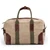 Leather-accented natural fiber shoulder bag, 'Effortless Chic' - Leather-Accented Green Natural Fiber Shoulder Bag from Java