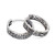 Sterling silver hoop earrings, 'The Era of Flowers' - Balinese-Made Flower-Patterned Sterling Silver Hoop Earrings