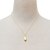 Gold-plated pendant necklace, 'The Immortal Splendor' - 18k Gold-Plated Drop-Shaped Brushed-Satin Pendant Necklace