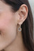 Gold-accented prasiolite dangle earrings, 'Blooming Sunflower' - Sunflower-Shaped Prasiolite Dangle Earrings with Gold Accent
