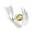 Peridot single stone ring, 'Fortunate Waves' - Artisan-Made Sterling Silver and Peridot Single Stone Ring (image 2c) thumbail