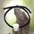 Cotton braided pendant bracelet, 'Hades Bonds' - Inspirational Unisex Black Cotton Skull Pendant Bracelet