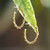 Gold-plated half-hoop earrings, 'Ropes of Victory' - High-Polished 18k Gold-Plated Rope-Shaped Half-Hoop Earrings