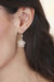 Sterling silver filigree dangle earrings, 'Fragrant Rose' - Floral-Themed Filigree Matte Sterling Silver Dangle Earrings