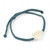 Cotton braided pendant bracelet, 'Adorable Rabbit' - Rabbit-Themed Hand-Carved Cotton Braided Pendant Bracelet